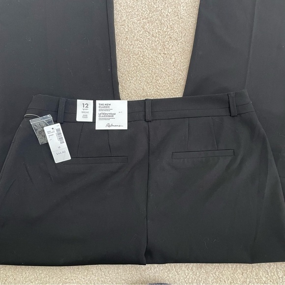 Reitman’s The Modern Stretch Bootleg Black Pants in size 12 Petite - Picture 6 of 12